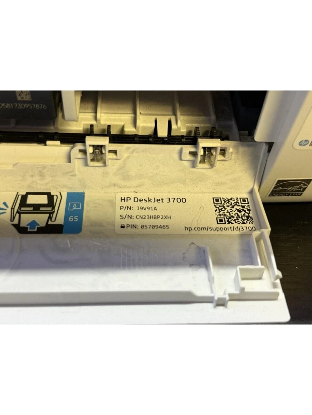 HP DeskJet 3700 All-in-One Wireless Color Inkjet Printer White J9V91A SDGOB-1621
